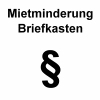 Mietminderung Briefkasten