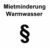 Mietminderung kein Warmwasser