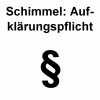 Schimmel: Aufklärungspflicht des Vermieters